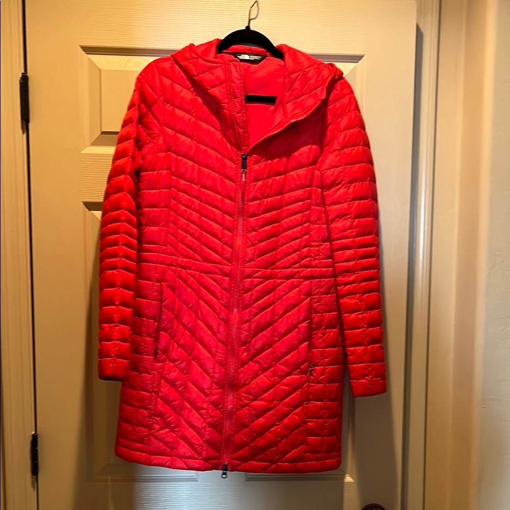 North Face Women's Red Quilted Jacket
